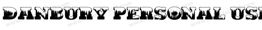 Danbury PERSONAL USE Regular字体转换